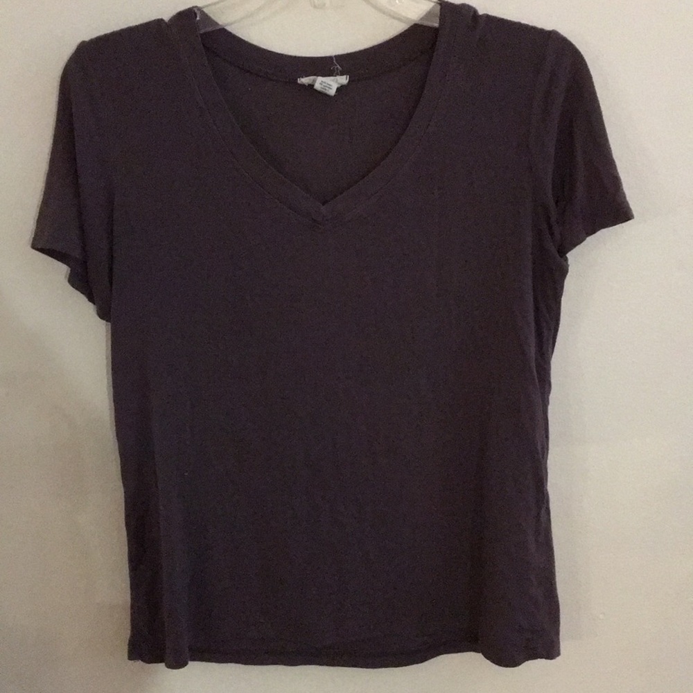 Full tilt purple v-neck